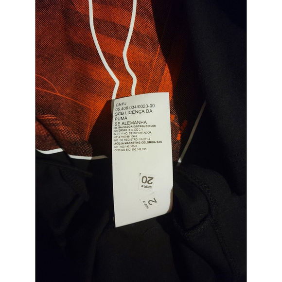NWOT PUMA Pitch Tee Mens Size Medium Black Red Tee Crew Neck Shirt MSRP $42.99 - Picture 9 of 9